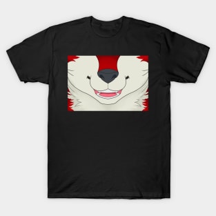 Red Husky Face T-Shirt